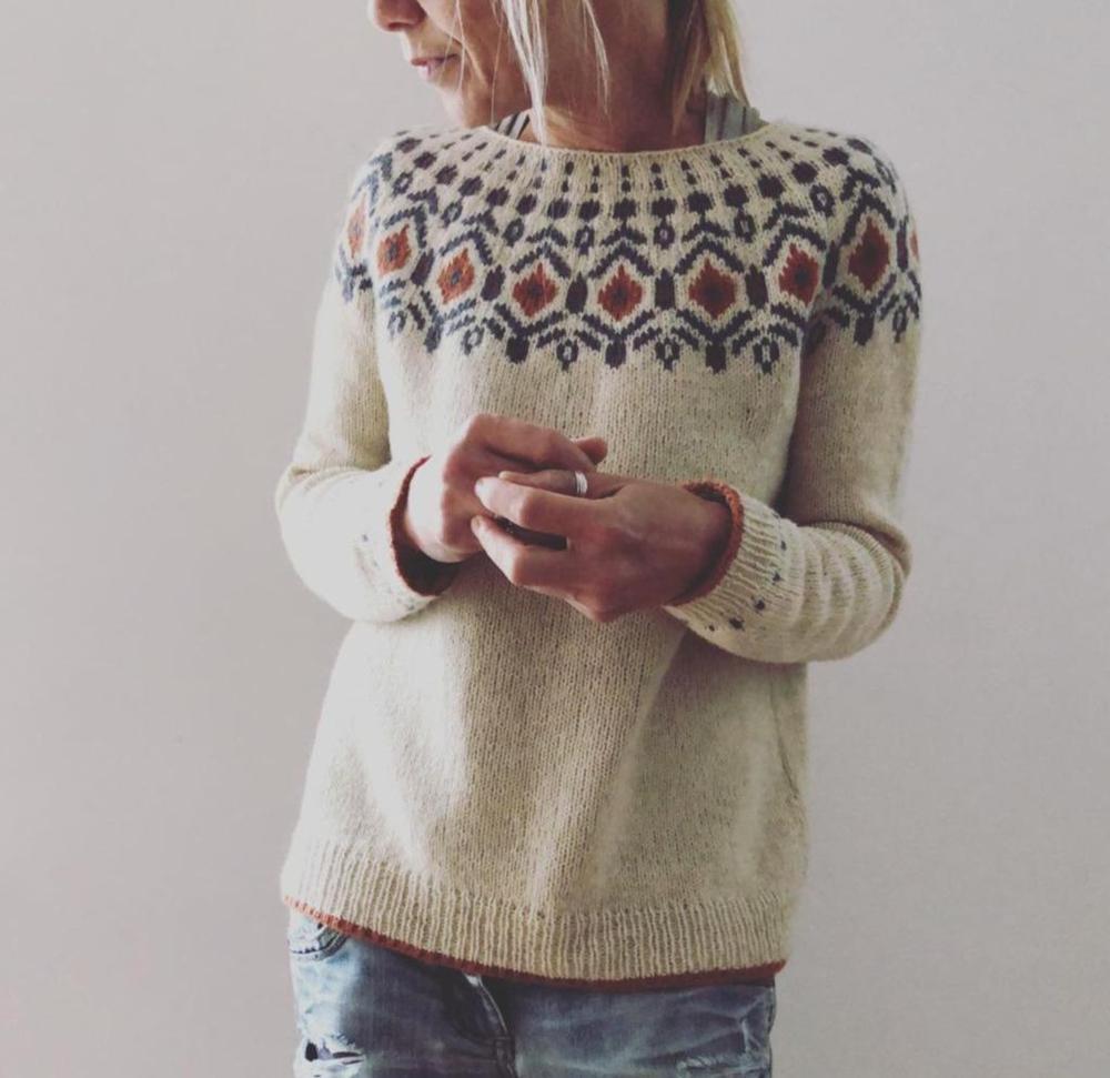 Einzigartiger Strickpullover