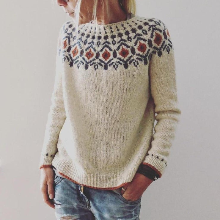 Einzigartiger Strickpullover