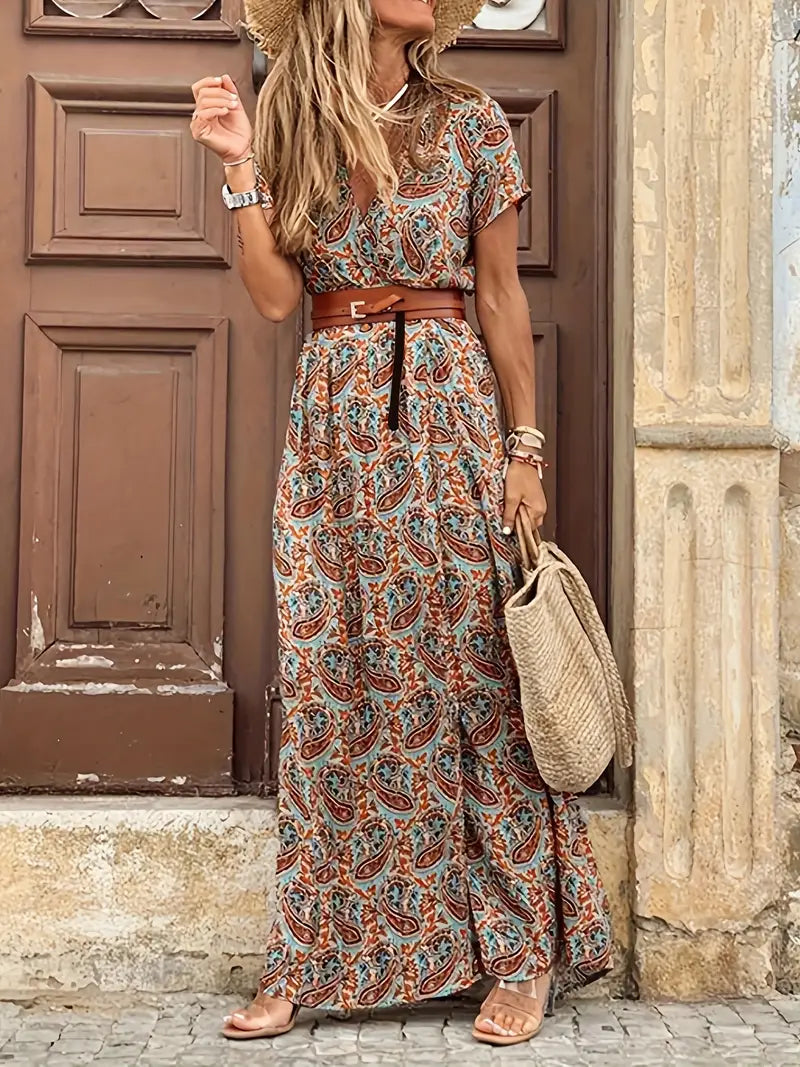 Boho-Stil Damen Maxikleid in Lang