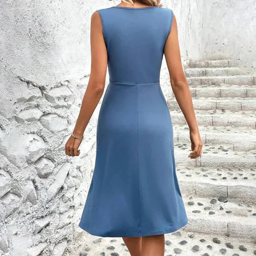 Damen-Sommerkleid - Knielange Midi-Länge