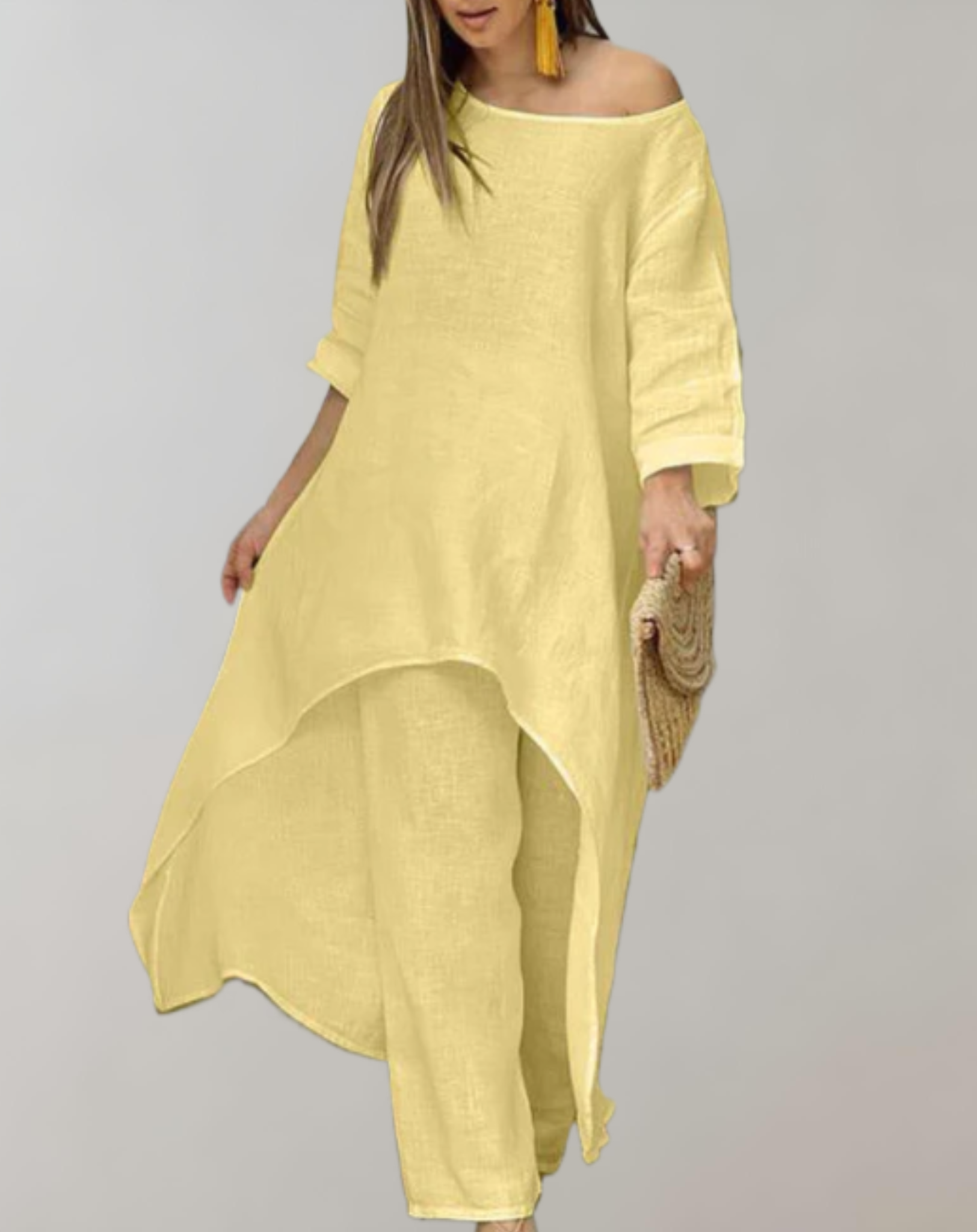 Carline Women's Two-Piece Pants Set