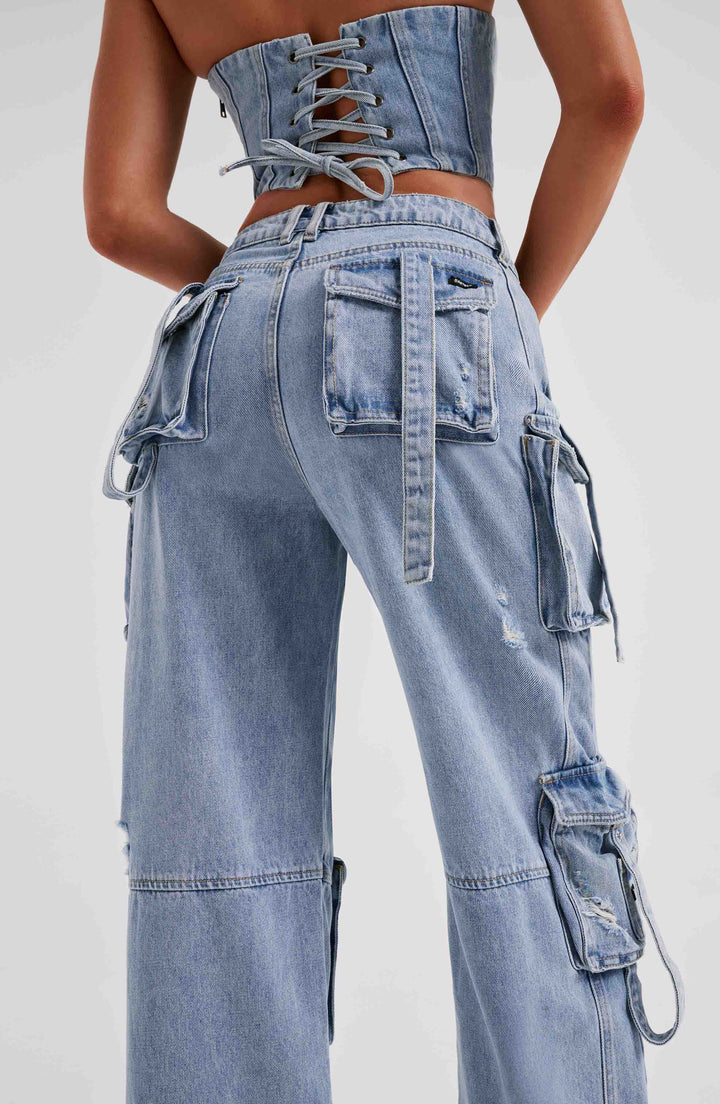 Cargo-Jeans für Damen - Klassische Eleganz