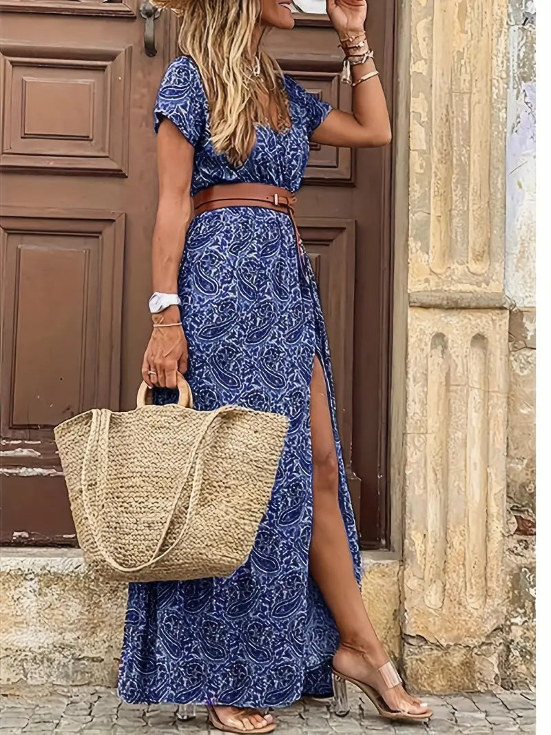 Boho-Stil Damen Maxikleid in Lang