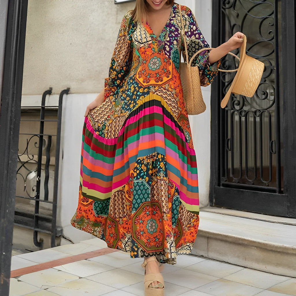 Chic Bohemian-Style Elegant Dress